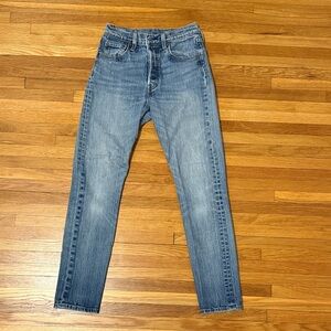 Levi's Women's 501 Skinny Blue Jeans